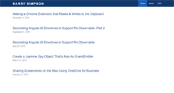 Desktop Screenshot of barrysimpson.net